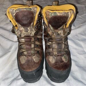 Georgia Boots Brown/ Camo Mens 6” Work Size 13 Vibram